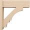 Ekena Millwork 8-in W x 26-in D x 26-in H Balboa Block Rough Cedar Woodgrain TimberThane Outlooker, Primed Tan OUTUR080X26X26BOA44RCPR - alternate 3
